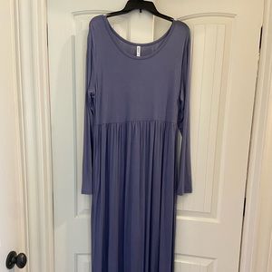 Long sleeve maxi dress